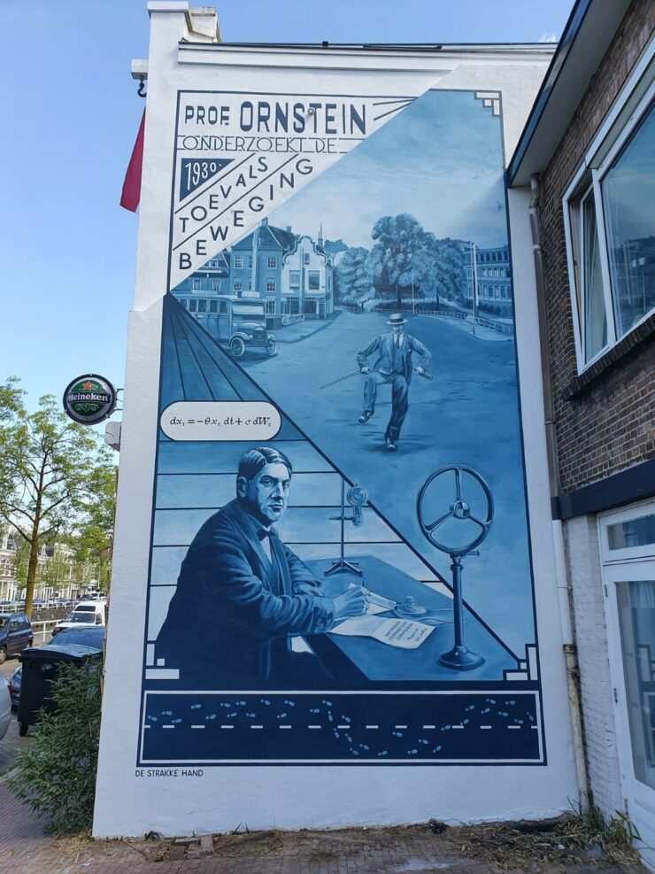 Mural painting of professor Leonard Ornstein